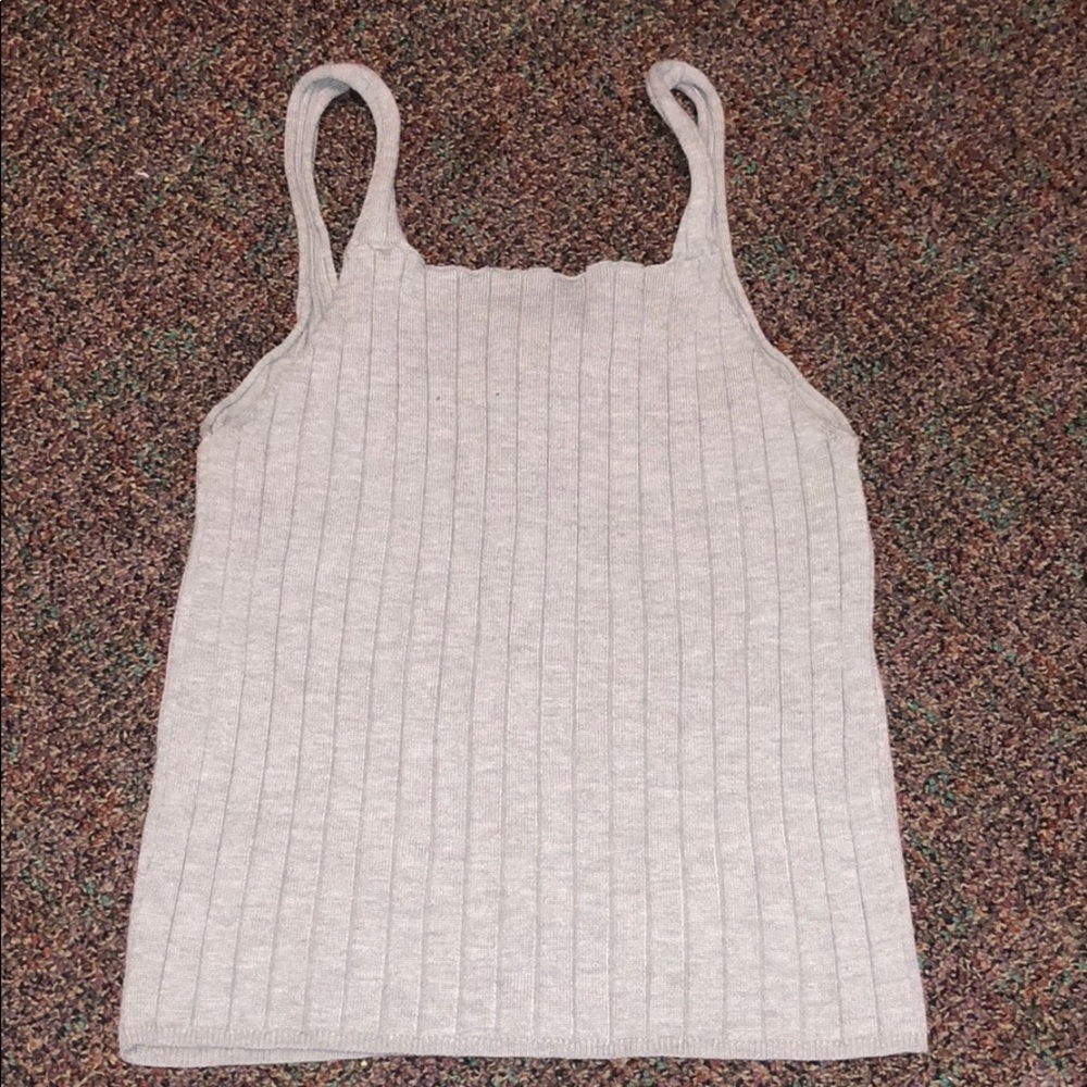 Gray Crop Top - Picture 2 of 2